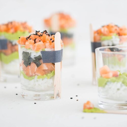 Sushi in a glass