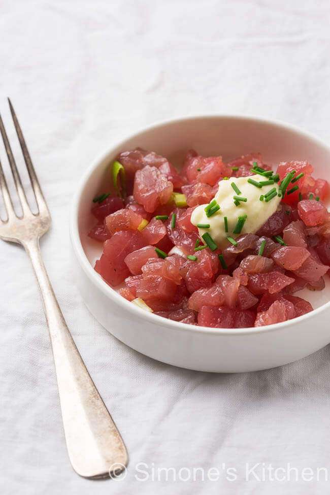 Tonijntartaar | insimoneskitchen.com