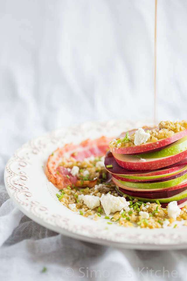 Beetroot, apple and freekeh salad | insimoneskitchen.com
