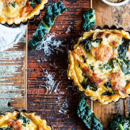 Kale quiche