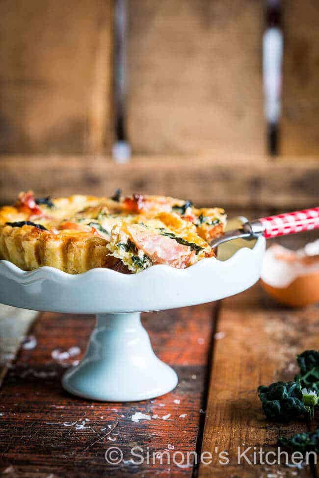 Kale quiche