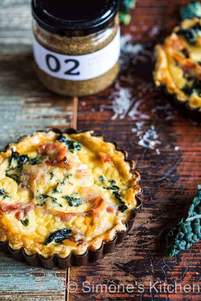 Kale quiche
