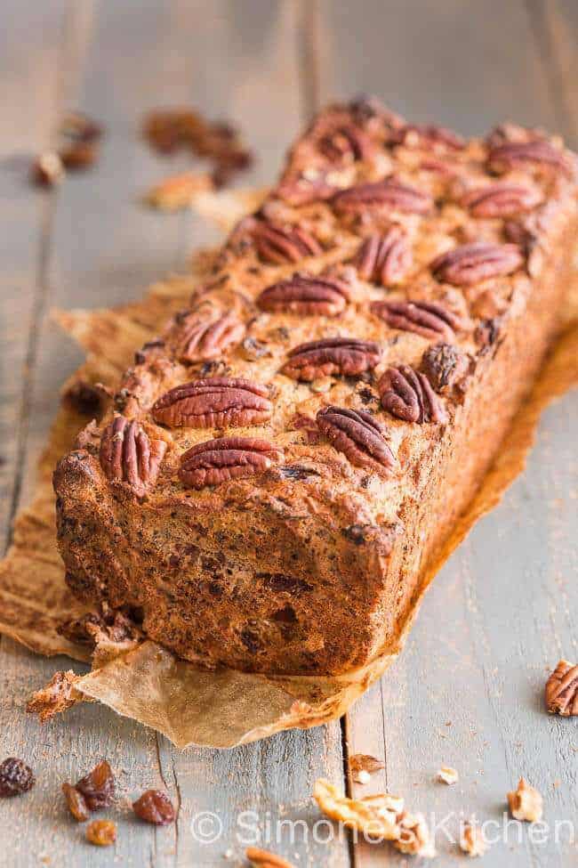 Raisin date cake with pecans | insimoneskitchen.com