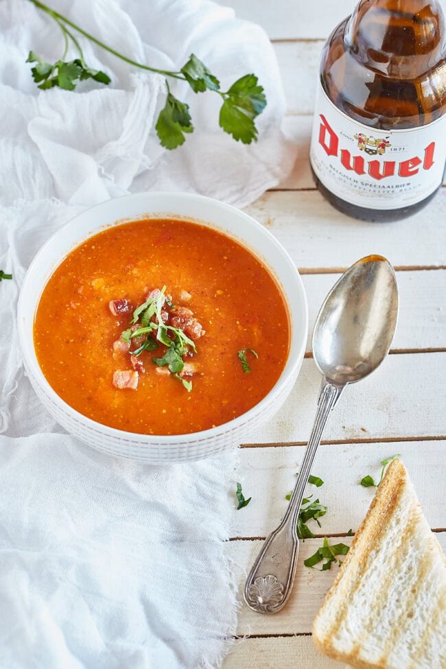 Spicy tomato soup