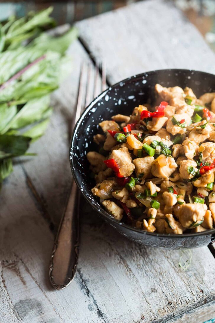 Thai basil chicken
