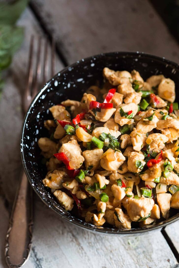 Thai basil chicken