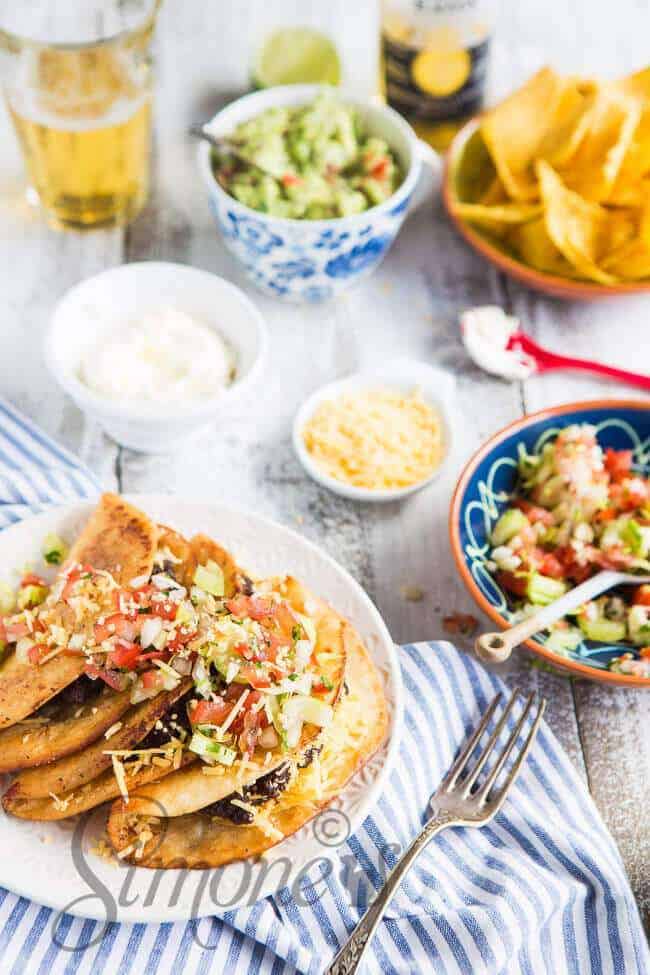 Filled tacos dudefood style | insimoneskitchen.com