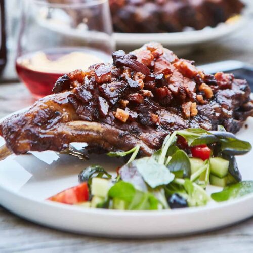 barbecued spare ribs