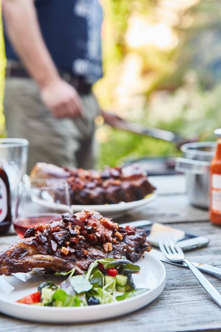 Barbecued spare ribs