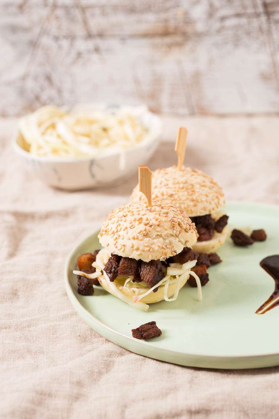 Pork belly sliders | insimoneskitchen.com