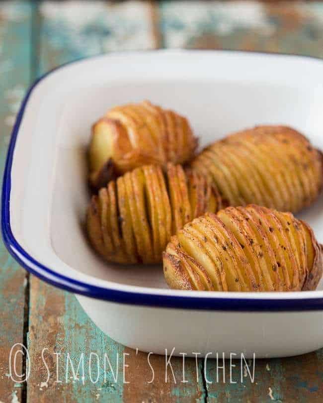 hasselback potatoes | insimoneskitchen.com