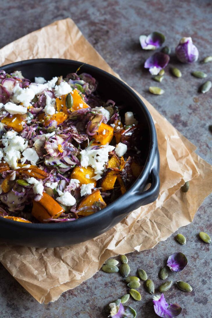shaved brussels sprouts salad