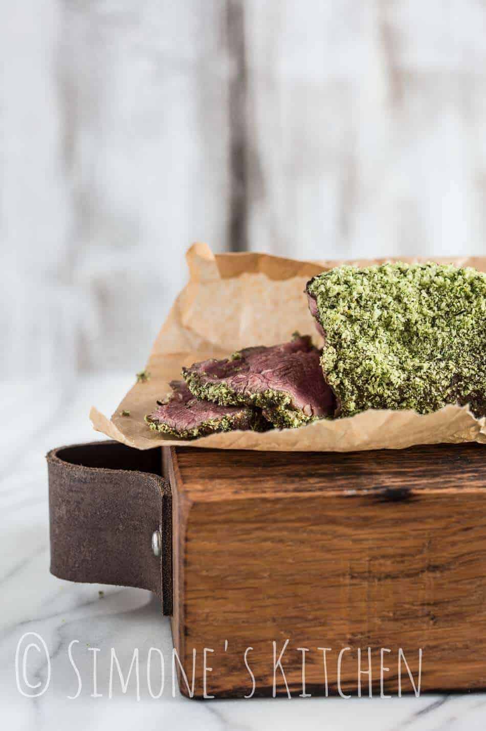 Roast beef with herb crust | insimoneskitchen.com