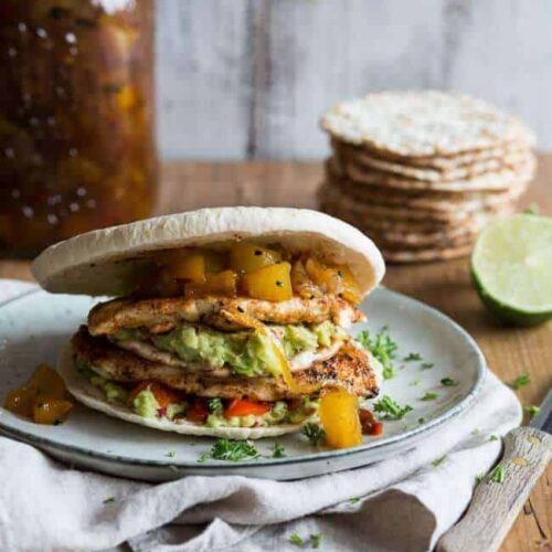 Flat chickenburger | insimoneskitchen.com