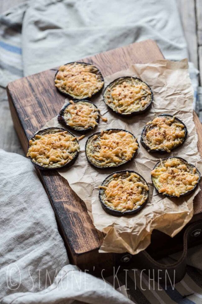 eggplant snacks with cheese