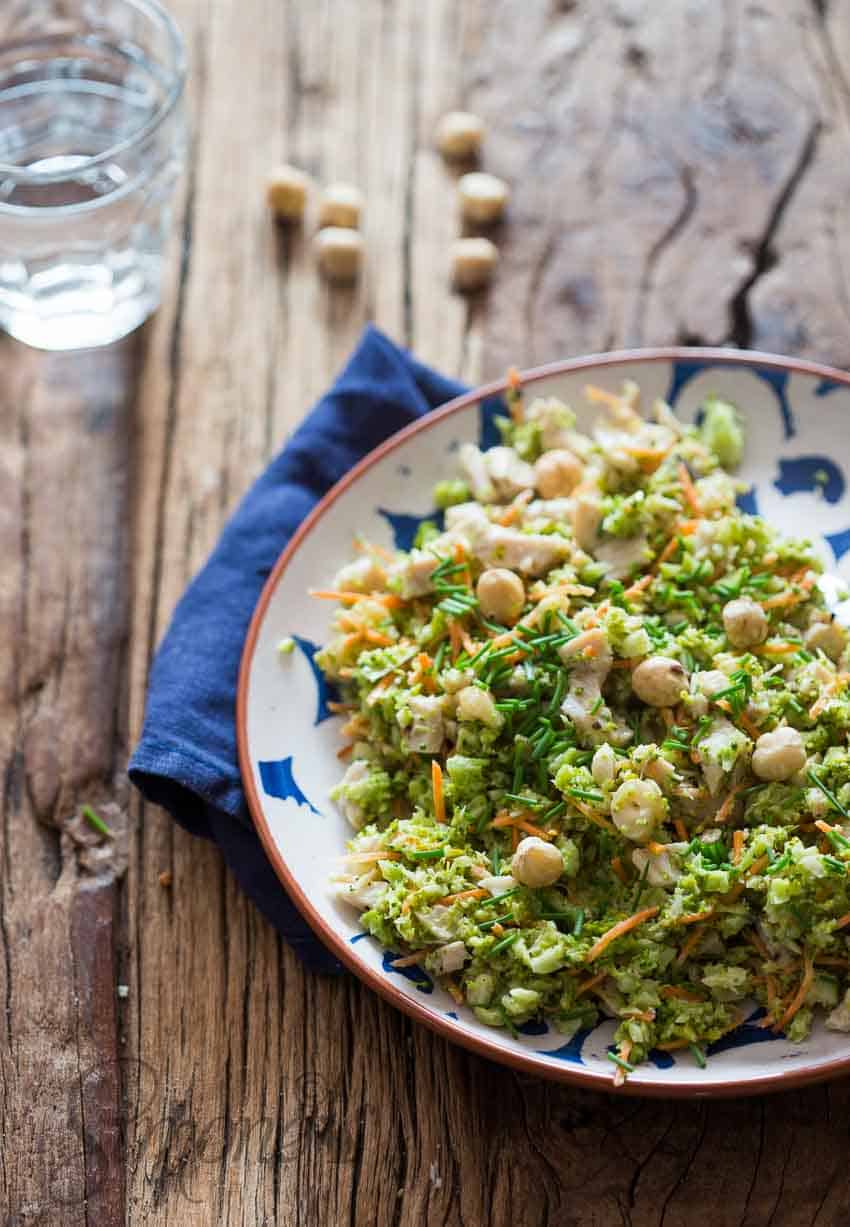 Broccoli salad with turkey | insimoneskitchen.com