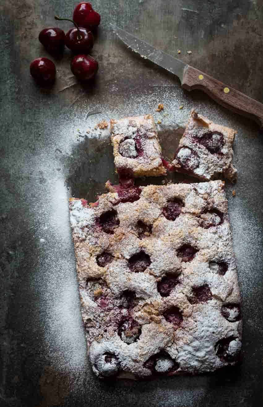 Cherry coconut cake | insimoneskitchen.com