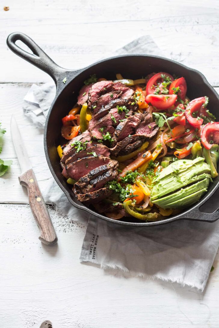 whole30 beef fajitas