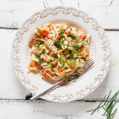 Whole30 approved chicken salad with fennel | insimoneskitchen.com