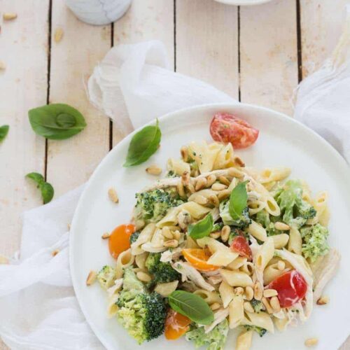 Pasta salad with broccoli | insimoneskitchen.com