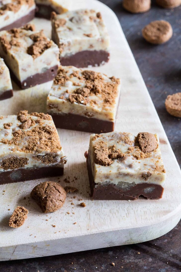 Christmas fudge with condensed milk