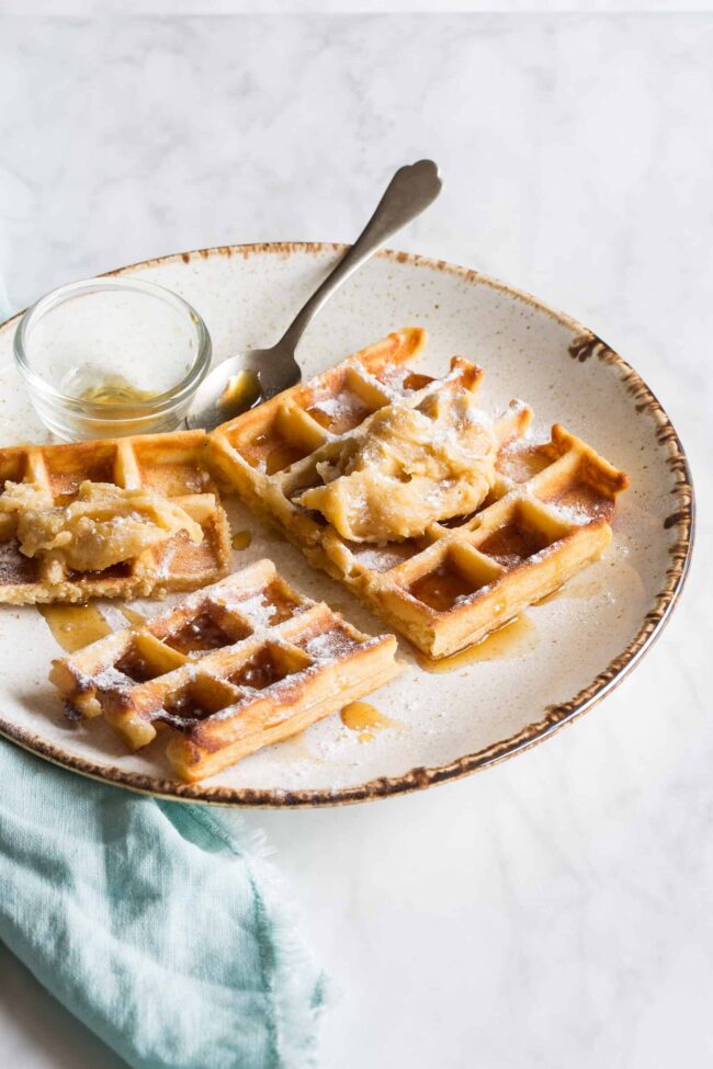 brown butter waffles