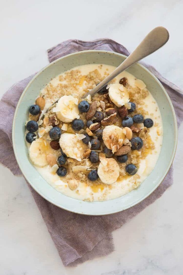 Quinoa breakfast bowl
