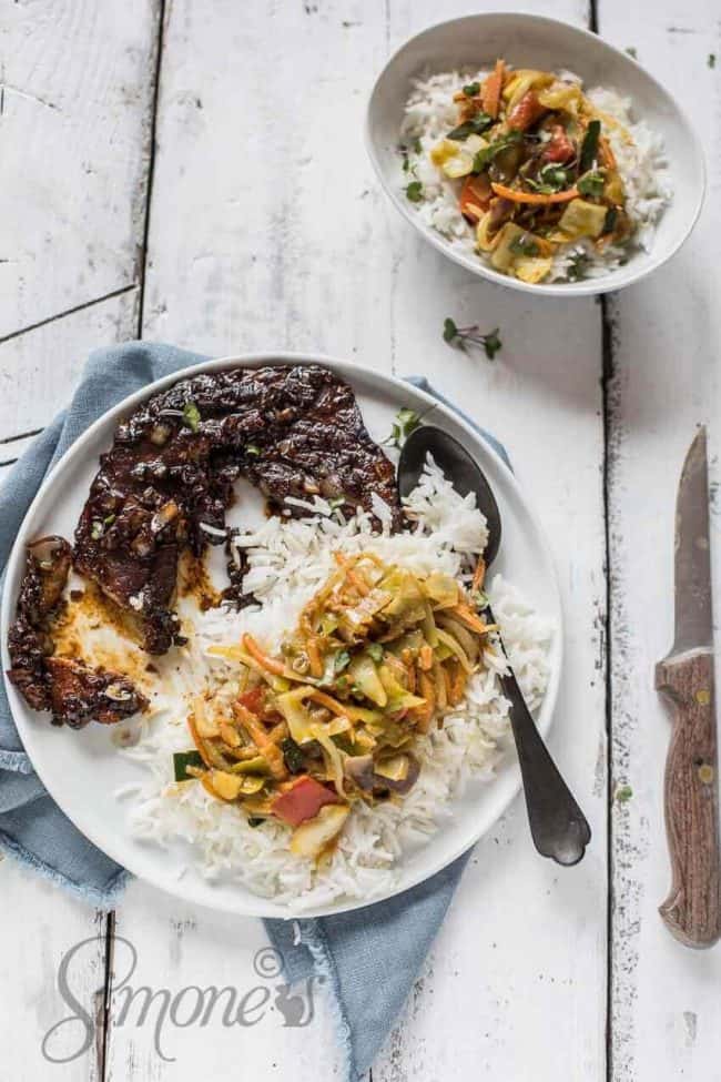 Pork belly Indonesian style