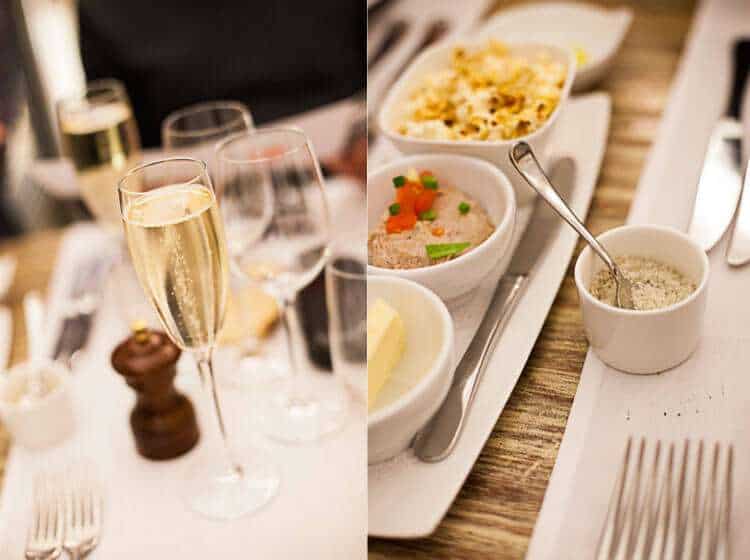 Example of photos in a restaurant