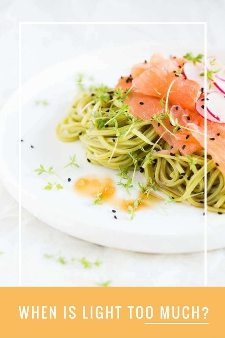 When is light too much light? | insimoneskitchen.com