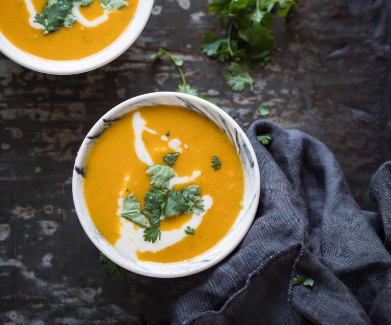 Asian sweet potato soup