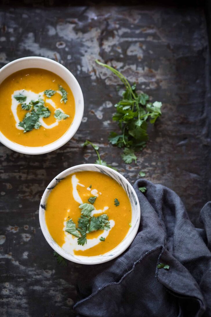 Asian sweet potato soup