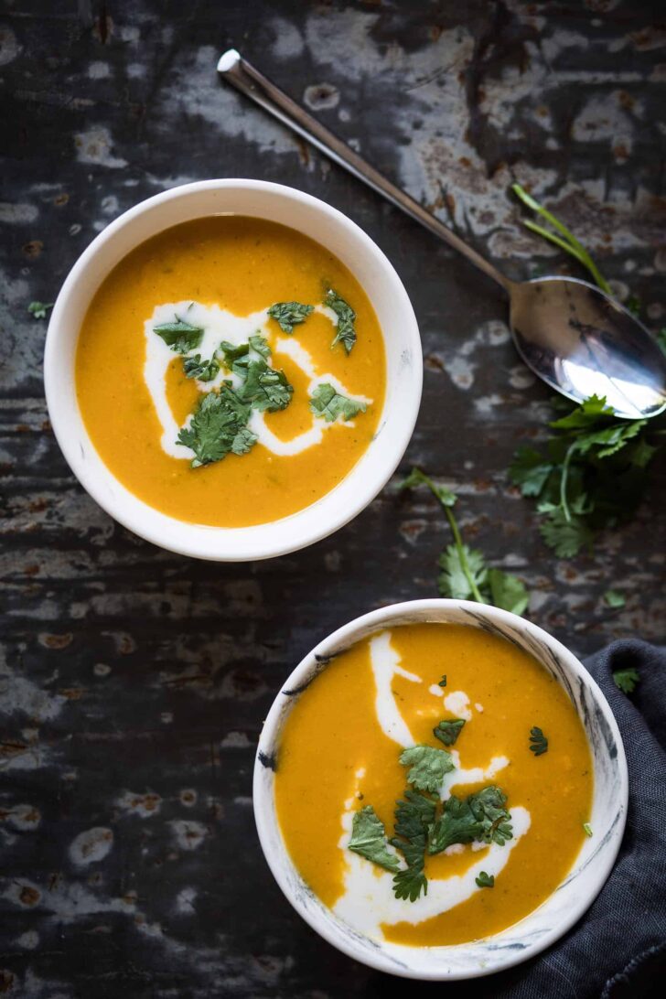 Asian sweet potato soup