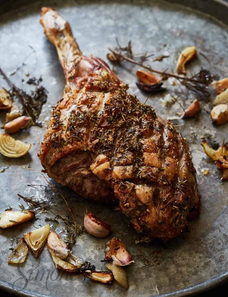 The perfect leg of lamb | insimoneskitchen.com