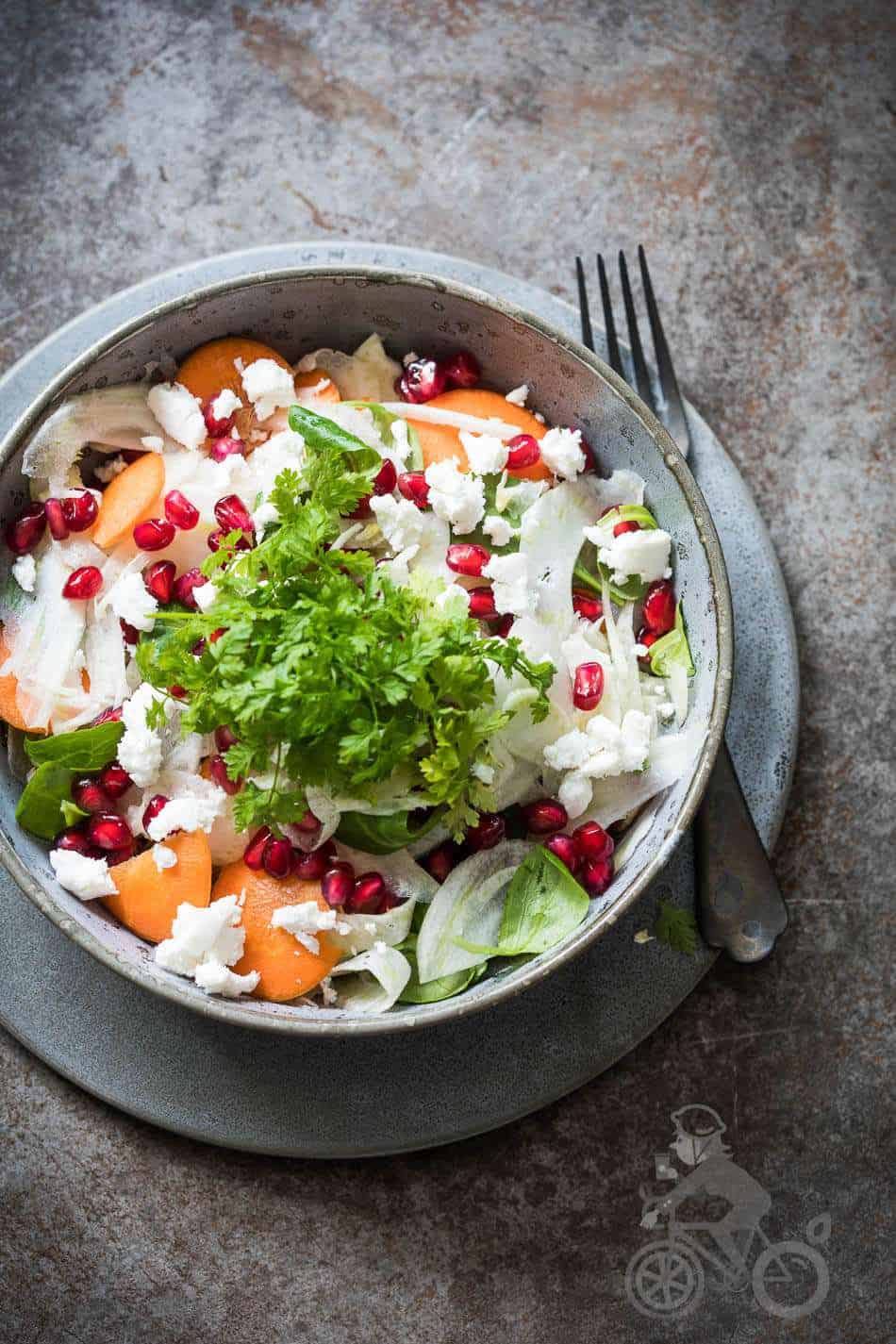Fennelsalad with pomegranate | insimoneskitchen.com