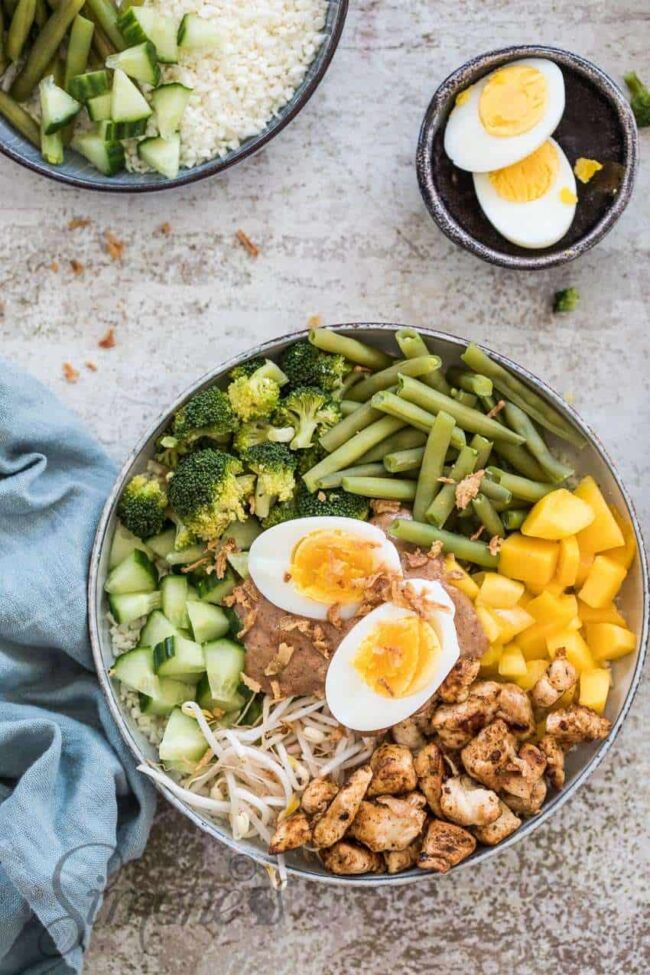 Paleo gado gado bowl | insimoneskitchen.com