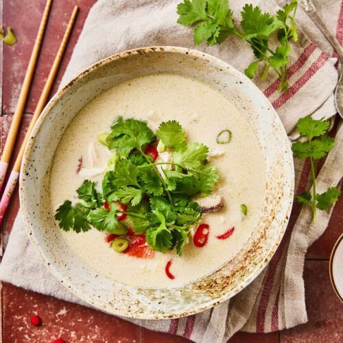 Thai coconut chicken soup