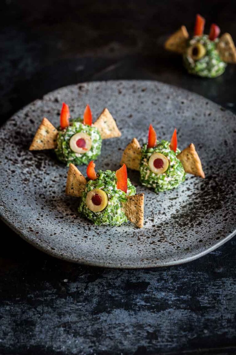 Halloween cheese ball