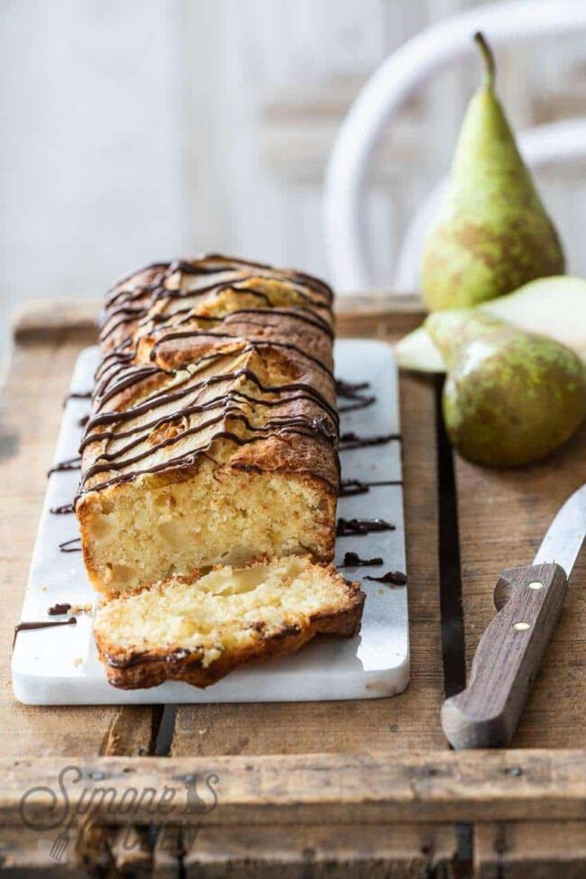 Cake with pear | insimoneskitchen.com