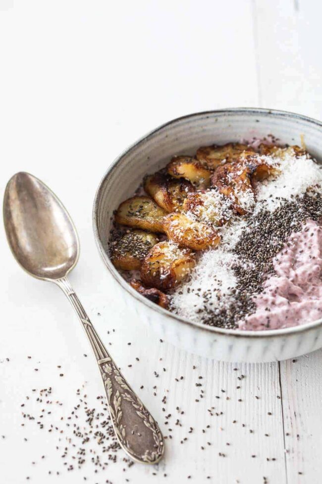 raspberry chia pudding