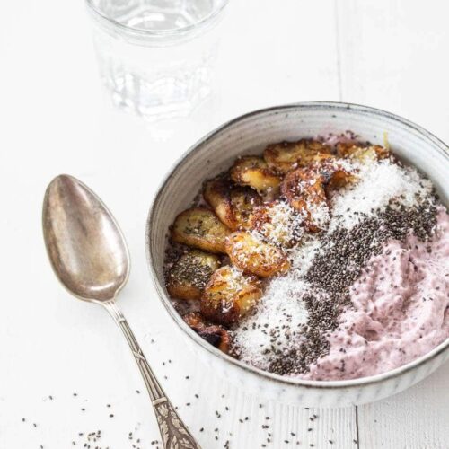 raspberry chia pudding