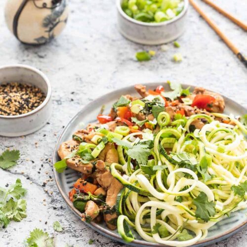 Thai basil chicken paleo version