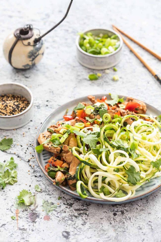 Thai basil chicken paleo version