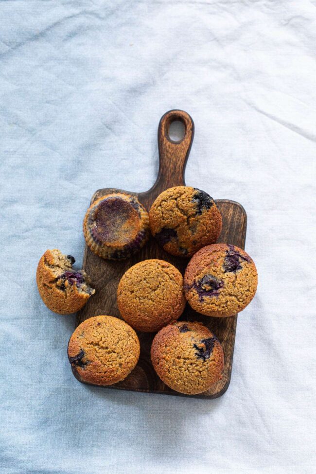 Breakfast muffins with chufa