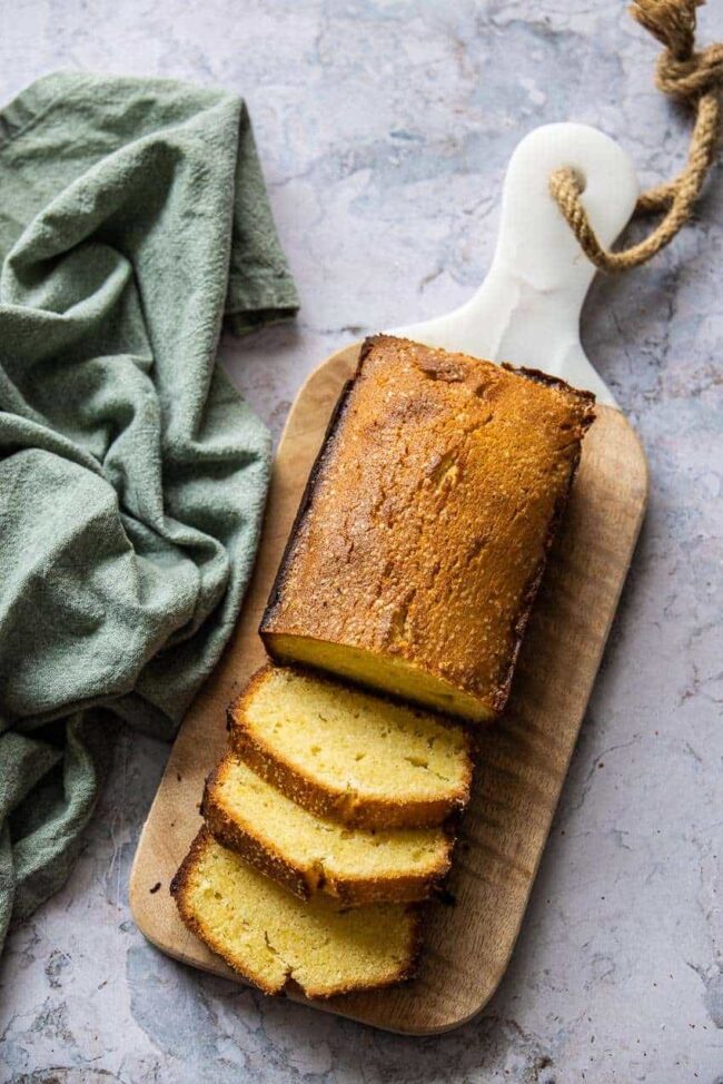 basic pound cake topshot