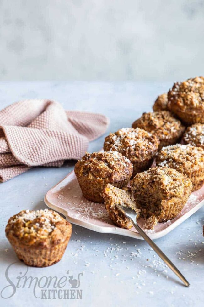 Healthy zucchini muffins