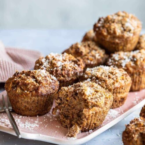 Healthy zucchini muffins