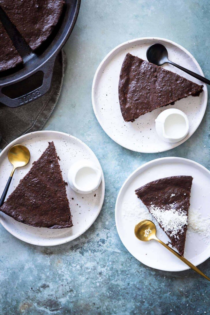 Brownies with banana flour