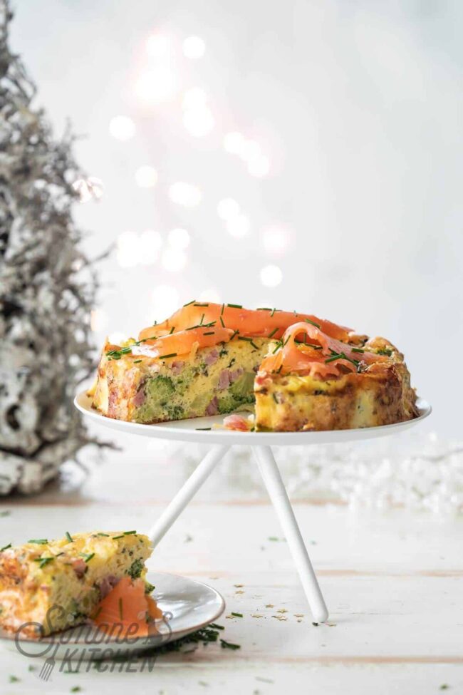 Christmas quiche recipe