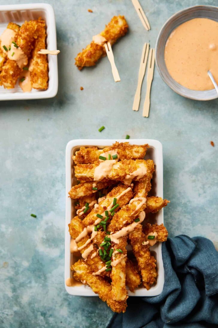 halloumi fries